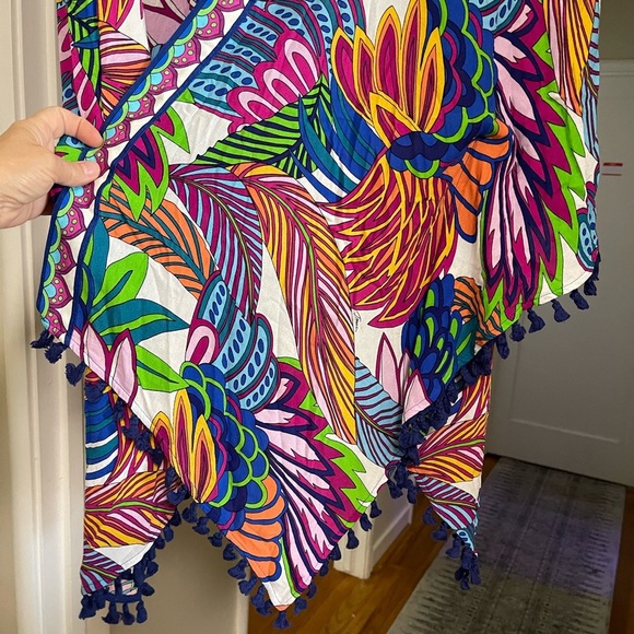 NWT Trina Turk Paradise Plume Kimono Cover Up - Picture 6 of 8